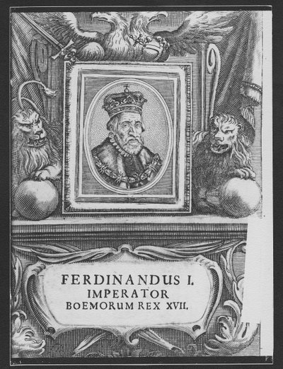 Imperatore Ferdinando I (1793-1875), Re di Boemia da German School